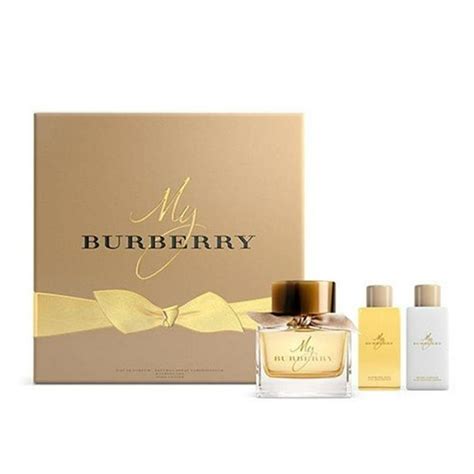 my burberry 2 pieces gift set|burberry perfume mini set.